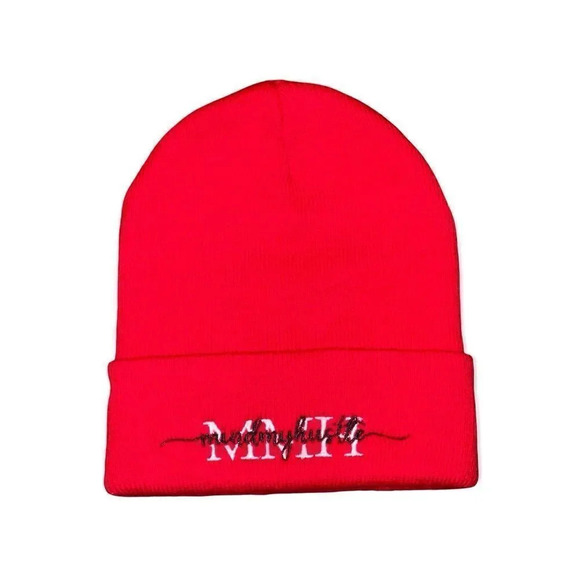 Beanie knitted hat  winter - Picture 6 of 8